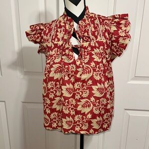 Sea New York Linda Flutter Sleeve Top